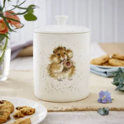 Wrendale Designs by Hannah Dale Bone China Biscuit Barrel - The Diet Starts Tomorrow