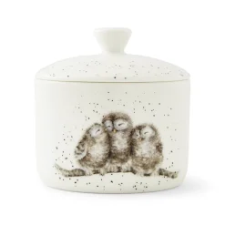 Wrendale Designs by Hannah Dale Bone China Small Lidded Storage Jar - Owlets