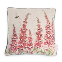 Wrendale Designs by Hannah Dale Cushion - Foxgloves