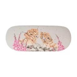 Wrendale Designs by Hannah Dale Glasses Case - Just For Moo - Highland Cow