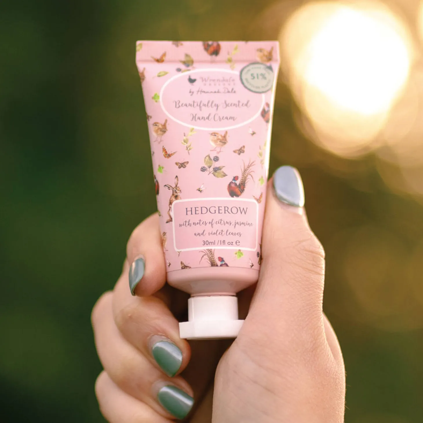 Wrendale Designs By Hannah Dale Mini Hand Cream - Hedgerow - Hare & Mouse
