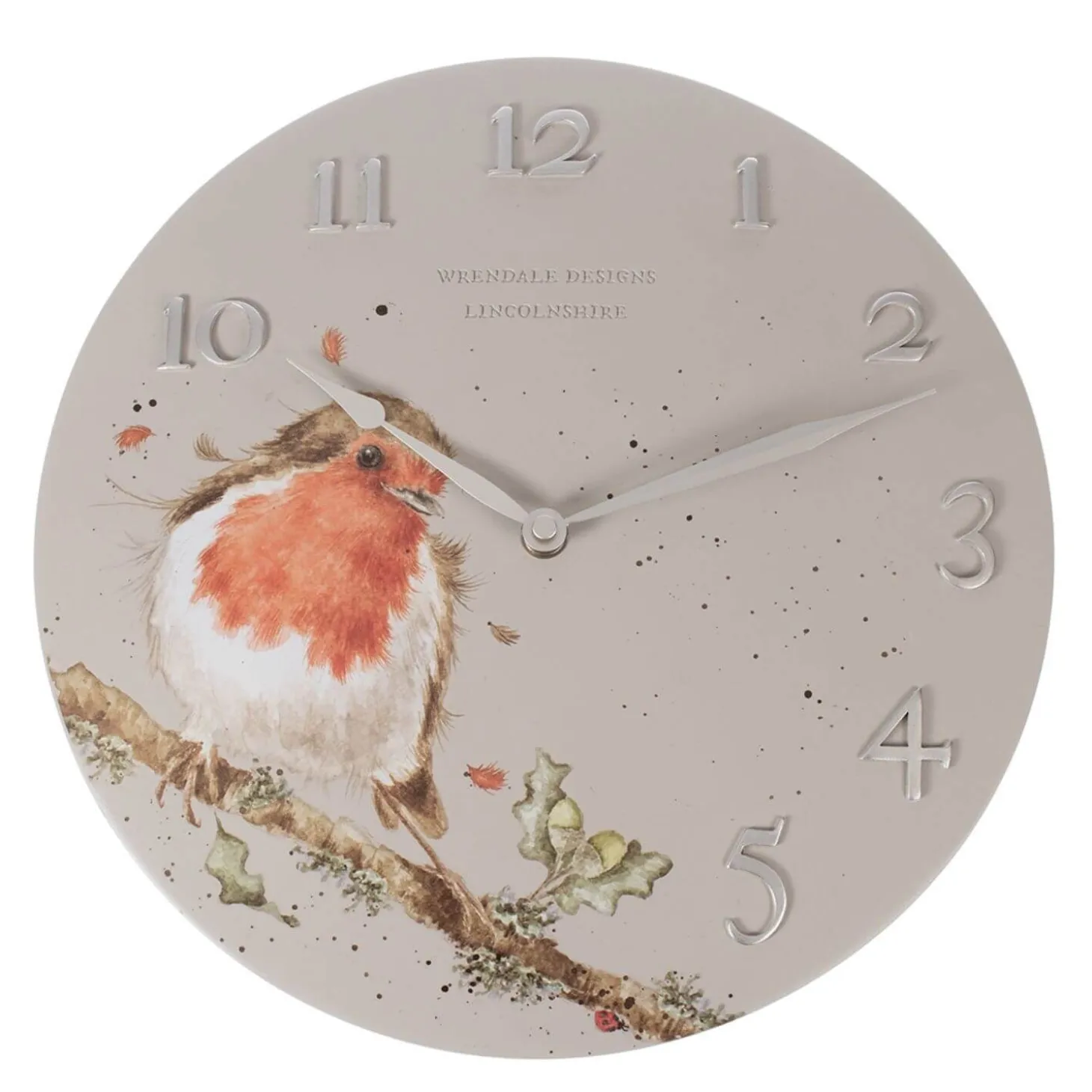 Wrendale Designs by Hannah Dale Wall Clock - Robin