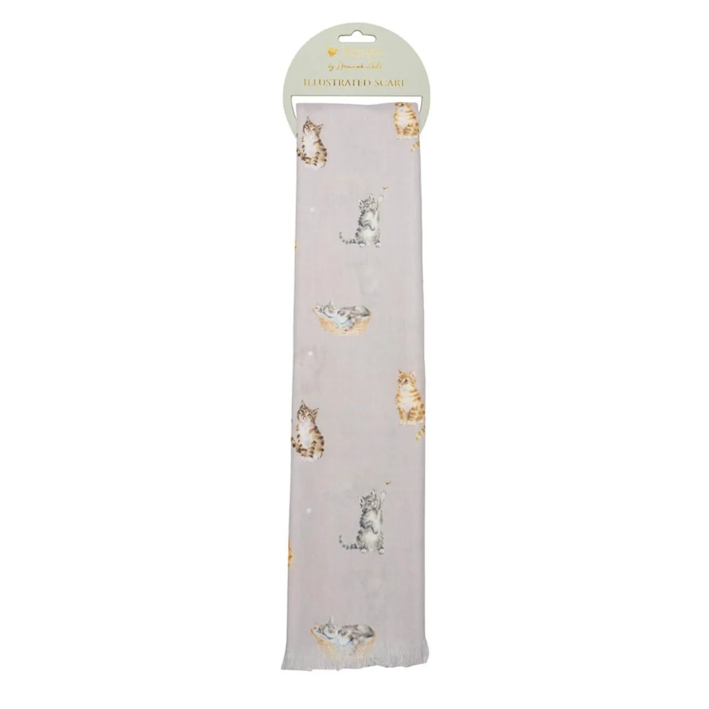 Wrendale Designs Everyday Scarf - Feline Friends