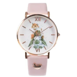 Wrendale Designs Leather Watch - Piggy In The Middle