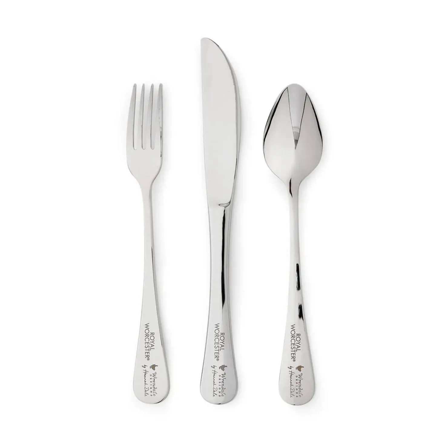 Wrendale Designs Little Wren Stainless Steel 3-Piece Cutlery Set