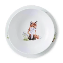 Wrendale Designs Little Wren Melamine Plate & Bowl Set