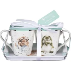 Wrendale Designs Mug & Tray Set - Diet Starts Tomorrow