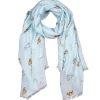 Wrendale Designs Scarf - Feathers & Forelocks Horses