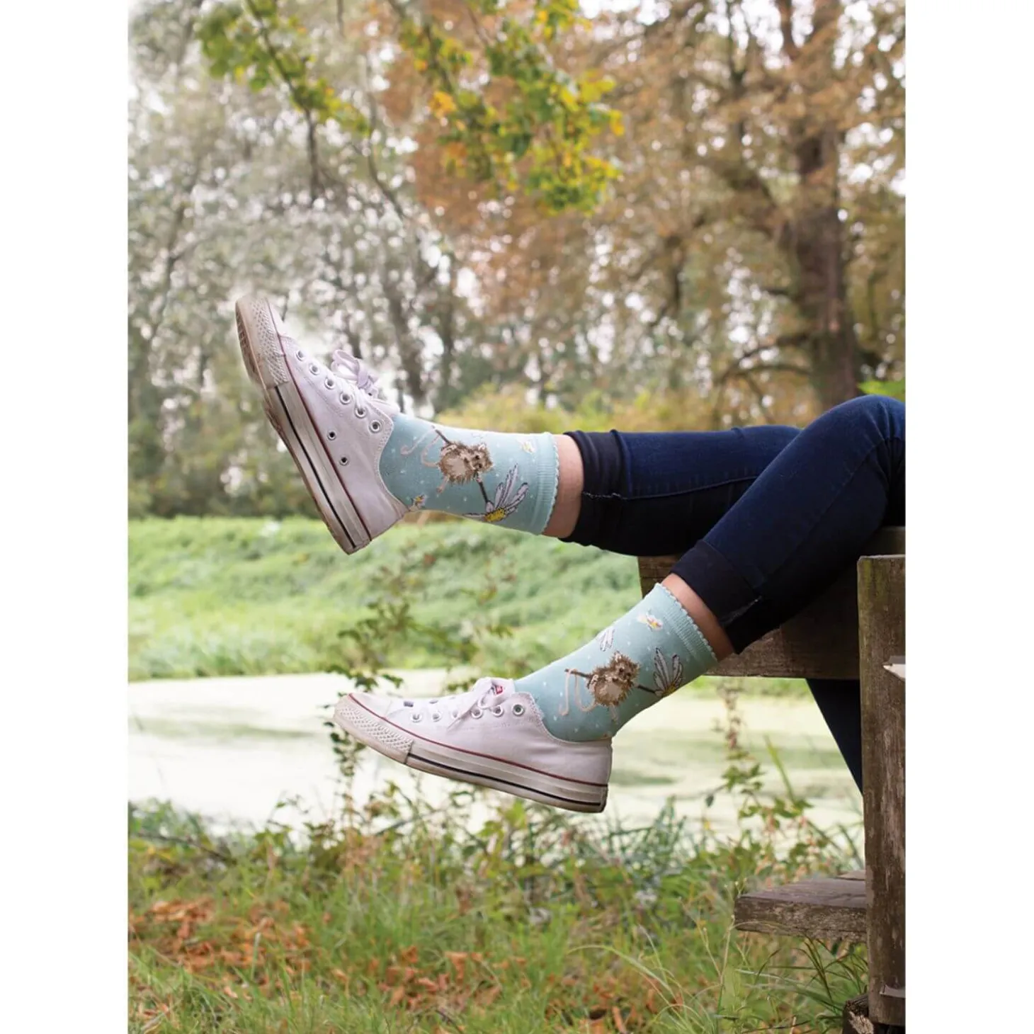 Wrendale Designs Socks - Daisy Coo