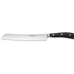 Wusthof Classic Ikon 20cm Bread Knife - Black