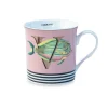Yvonne Ellen Bone China 330ml Alphabet Mug - V