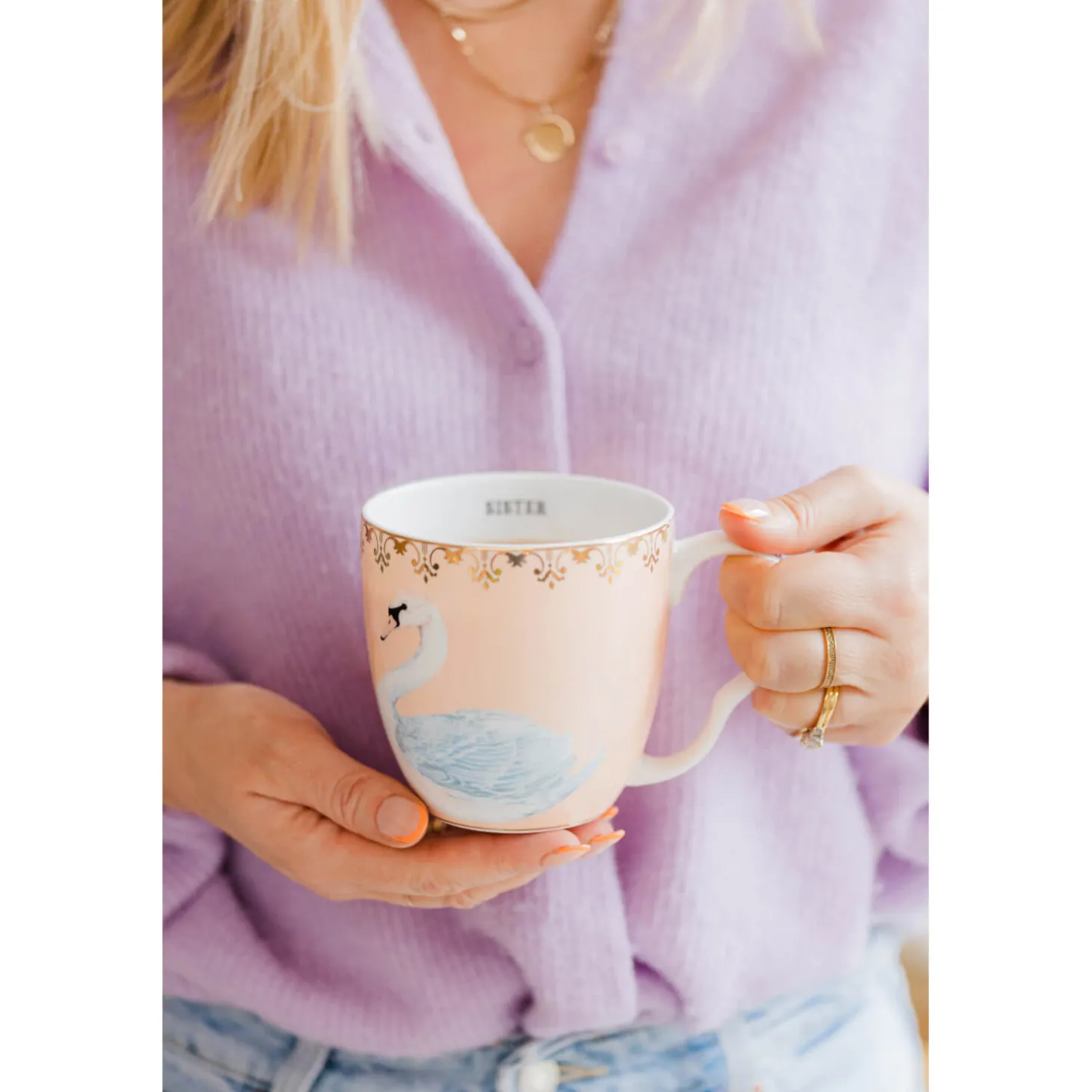Yvonne Ellen Large Bone China Mug - Sister