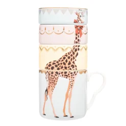 Yvonne Ellen 4-Piece Fine China Stacking Measuring Cups - Giraffe