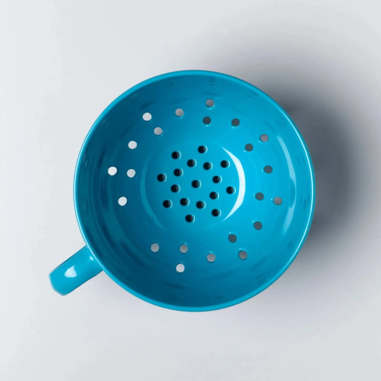 Zeal Berry 10cm Melamine Colander with Handle - Aqua