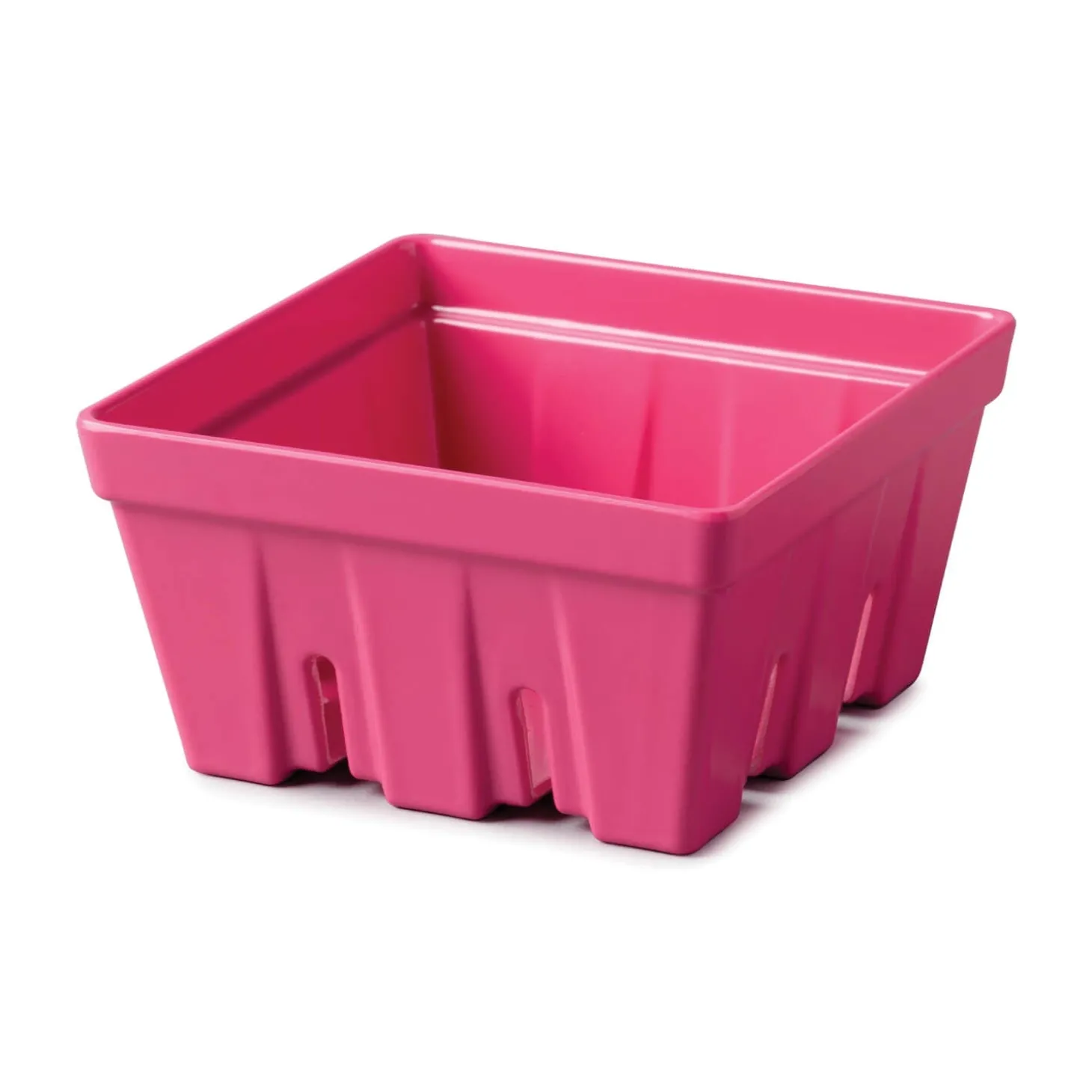 Zeal 12cm Melamine Berry Box & Colander - Neon Pink