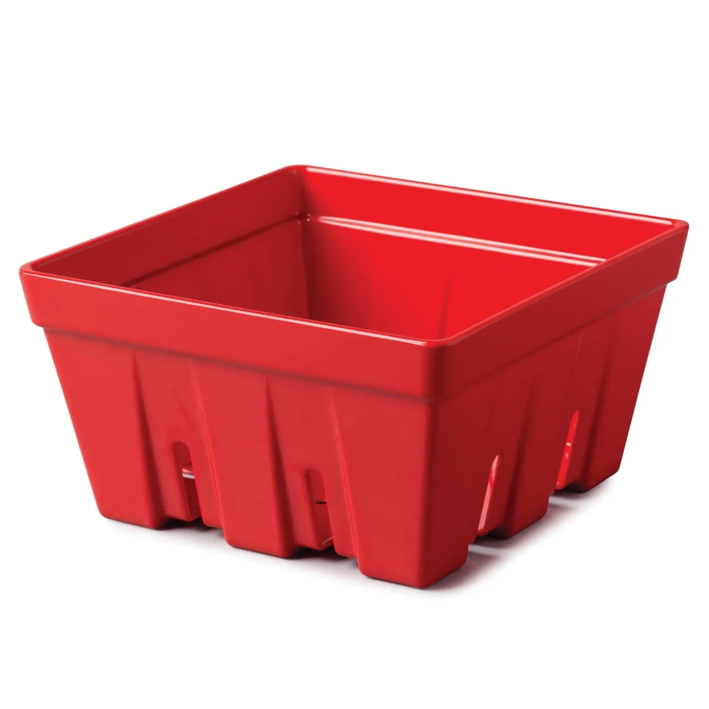Zeal 19cm Melamine Berry Box & Colander - Red