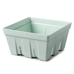 Zeal 19cm Melamine Berry Box & Colander - Sage Green