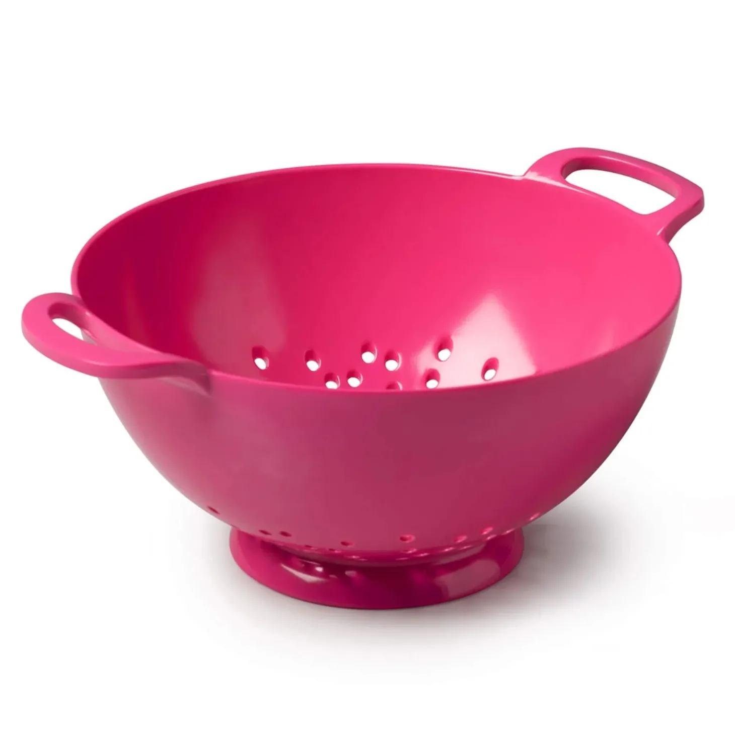 Zeal Premium 20cm Melamine Colander with Handles - Neon Pink