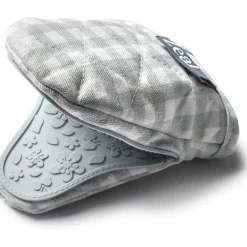 Zeal Silicone & Cotton Gingham Mini Mitt - Assorted