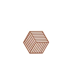 Zone Denmark Hexagon Silicone Trivet - Terracotta