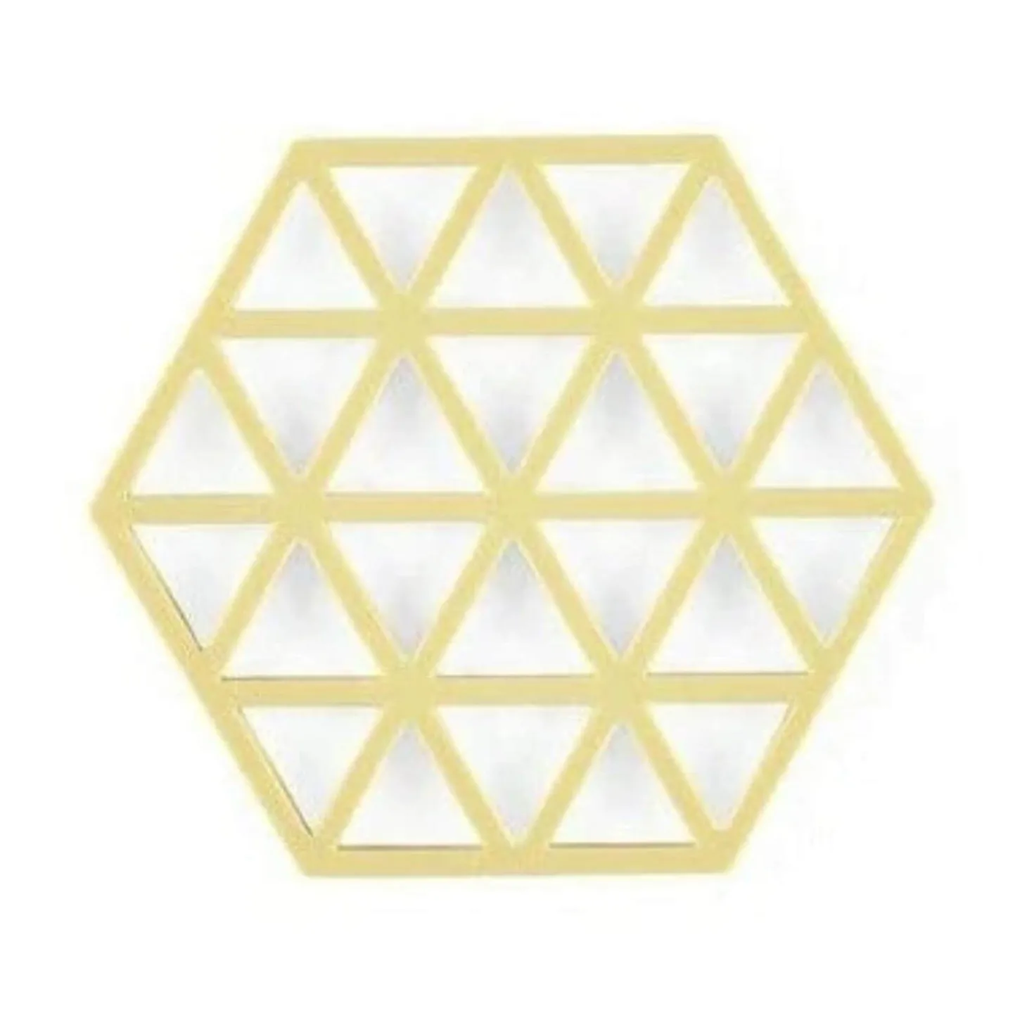 Zone Denmark Triangles Silicone Trivet - Chardonnay