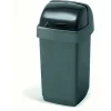 Addis 10 Litre Roll Top Kitchen Bin - Metallic