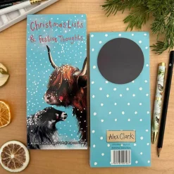 Alex Clark Christmas Magnetic To Do List - Festive Farm