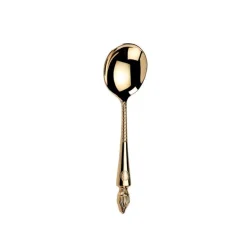 Arthur Price Clive Christian Empire Flame All Gold Soup Spoon