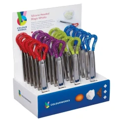 Colourworks Brights Silicone Head Magic Whisks - Assorted