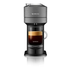 De'Longhi EN120.GYAE Nespresso Vertuo Next Coffee Machine + Aeroccino Milk Frother - Grey
