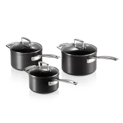 Le Creuset Toughened Non-Stick 3 Piece Saucepan Set