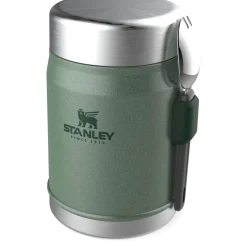 Stanley Legendary Classic 400ml Food Jar + Spork Set - Hammertone Green