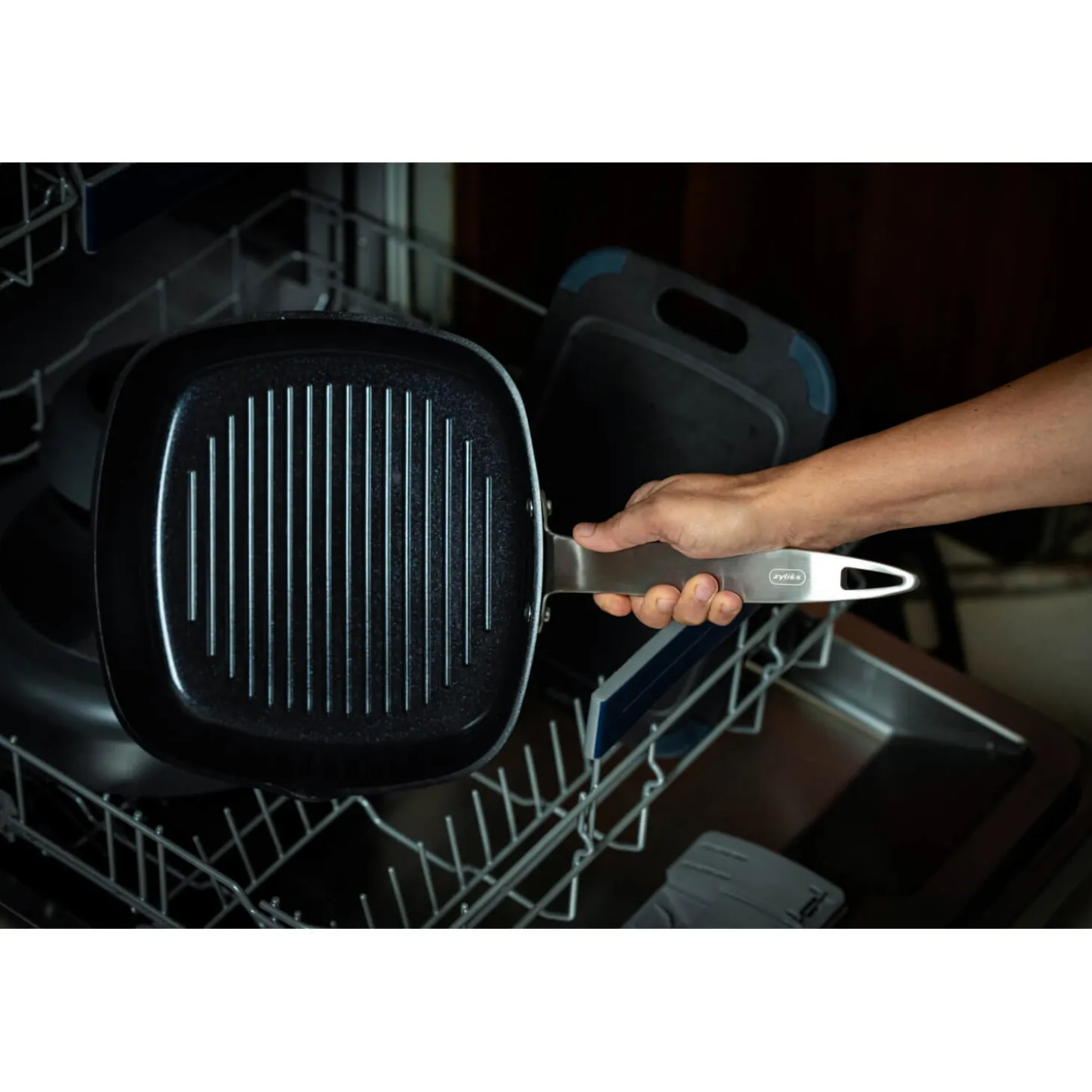Zyliss Ultimate Pro 26cm Ceramic Non-Stick Square Grill Pan